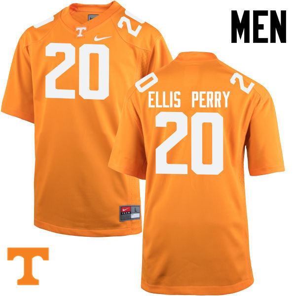 Men #20 Vincent Ellis Perry Tennessee Volunteers College Football Jerseys-Orange